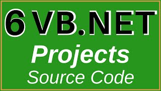 6 VBNet Projects with Source Code [upl. by Denten]