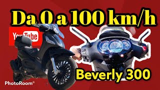 PIAGGIO BEVERLY 300 0100 KMh [upl. by Joappa]