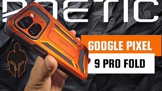 Poetic Spartan Metallic Orange Case Review for Google Pixel 9 Pro Fold wBuiltin Screen Protector [upl. by Quintana]