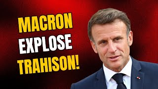 Explosion de Colère de Macron  ‘Te la Mettre au Cl ’ – Retour sur une Trahison [upl. by Eilis]