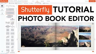 Shutterfly Photo Book Editor  Tutorial [upl. by Hyde]