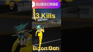 Three Kills Bizon Gun freefire UNIVERSALGAMEINDUSTRY 9079035708 universalgameindustrygmailcom [upl. by Adnohsat]