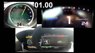 Ferrari LaFerrari vs McLaren P1 vs Porsche 918 Spyder  0200 kmh [upl. by Aramenta]