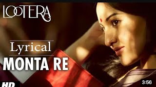 Monta Re  Lootera  Swanand Kirkire  Amitabh Bhattacharya  Cover by Chiranjit Baruah [upl. by Himelman]