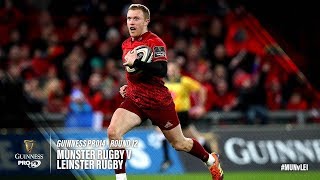 Guinness PRO14 Round 12 Highlights Munster Rugby v Leinster Rugby [upl. by Gilberta]