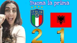 LItalia che vince e convince dopo un inizio shock ItaliaAlbania 21🇮🇹🇦🇱 [upl. by Tongue]