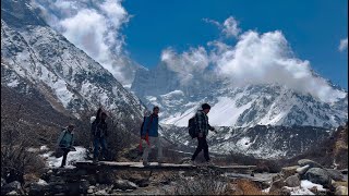 Kanchenjunga base camp trek Ghunsa to kangbachen [upl. by Kapoor41]