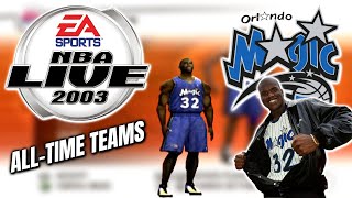 NBA Live 2003  AllTime Orlando Magic Roster amp Game Intro [upl. by Veno]