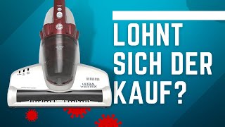 Hoover Ultra Vortex ► Milbensauger mit UVLicht für hygienische Reinigung im Test [upl. by Llevert]