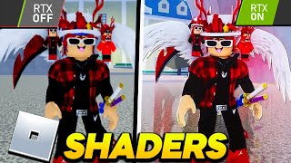 COMO INSTALAR SHADERS REALISTA no ROBLOX BloxShade [upl. by Kabob]