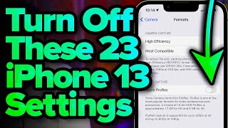 23 iPhone Settings You NEED To Change Now [upl. by Alasteir]