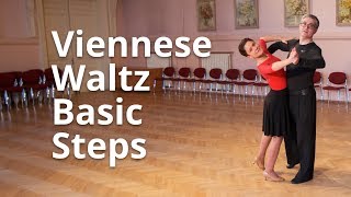 Viennese Waltz Basic Steps  Dance Routine and Figures [upl. by Idnahs]