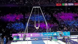 Eleftherios Petrounias🇬🇷  Rings Final🥈  2023 World Championship Antwerp  Score 15066 [upl. by Thistle]