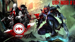 Urf Mod Zed 1  League of Legends [upl. by Aihsekal]