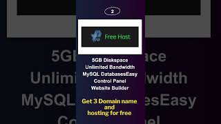 Free Domain and Hosting Provider shorts freedomain freehosting [upl. by Lotsyrc537]