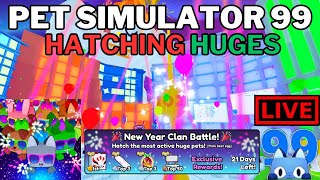 🔴LIVE Pet Simulator 99  Hatching Huges🎉🎉🎉 Giveaway at 2K SUBSCRIBERS Coming THIS Weekend🎉🎉🎉 [upl. by Icam692]