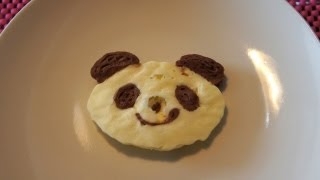 Kracie Oekaki Panda Cake popin cookin Japanese DIY Candy [upl. by Anaugahs]