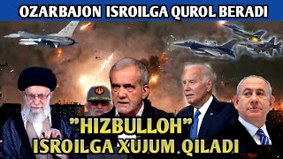 YANGILIKLAR HIZBULLOH ISROILGA BIRINCHI XUJUMINI ELON QILDI OZARBAJON ISROILGA QUROL BERADI [upl. by Innis705]