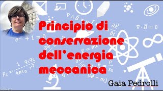 Principio di conservazione dellenergia meccanica [upl. by Beedon]