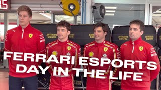 Day in the life of Scuderia Ferrari Esports Team [upl. by Yenmor631]