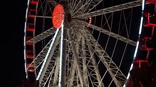 Salerno ruota panoramica  veliero luci  Ferris wheel・ sailing ship・lights [upl. by Acinelav808]