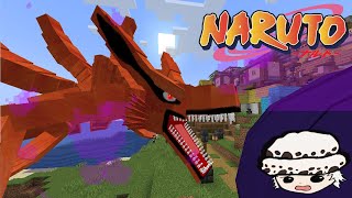 GINGERSHADOWS SHOWDOWN WITH KURAMA  MINECRAFT NARUTO MOD EP 14 [upl. by Ki]