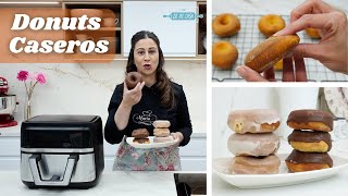 🤩 Cómo hacer Donuts ¡PERFECTOS en tu Freidora de Aire  Review NUEVA Cecofry Dual 9000 de cecotec [upl. by Llerrehs454]