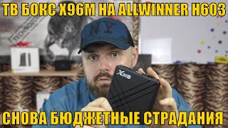 ТВ БОКС X96M НА ALLWINNER H603 И СНОВА БЮДЖЕТНЫЕ СТРАДАНИЯ [upl. by Manson]