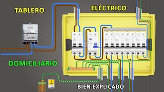 Tablero Eléctrico Domiciliario Bien Explicado [upl. by Balcer175]