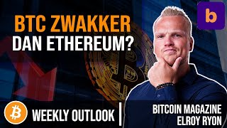 Bitcoin BTC zwakker dan Ethereum ETH  Weekly Outlook  TA en Nieuws  ETH ETF [upl. by Norit]