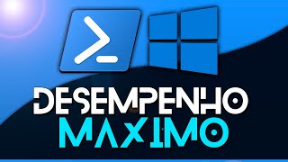 🚀 COMO HABILITAR DESEMPENHO MÁXIMO NO WINDOWS NO POWERSHELL [upl. by Euseibbob]