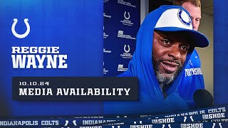 Reggie Wayne Media Availability  October 10 [upl. by Akeme]