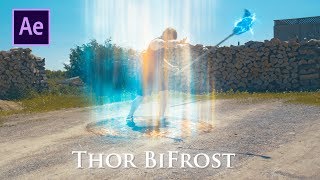 Thor BiFrost Teleport Tutorial 100 After Effects [upl. by Otreblig]