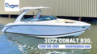 FOR SALE 2022 Cobalt R30 Virtual Video Tour [upl. by Maryellen924]