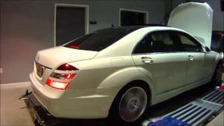 Mercedes Benz S550 ECU Dyno Tune Results CA91 [upl. by Marmion]