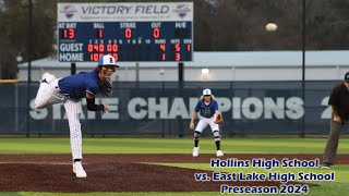 Hollins High School Royals battle East Lake High preseason game Spring 2024 [upl. by Ideih]