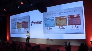 Xavier Niel  Lancement historique de Free Mobile [upl. by Phia293]