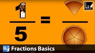 Fractions Basics Proper Improper Mixed Song – Learn Fractions – Learning Upgrade App [upl. by Iat354]