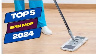 Top 5 Best Spin Mop For Floor Cleaning In 2024 [upl. by Nagaet]