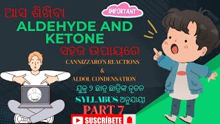 Aldehyde amp Ketone CANNIZZAROS REACTION AND ALDOL CONDENSATIONCHSECOMPITATIVE EXAMES [upl. by Eveleen]