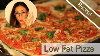 Pizza selber machen  Gesund  Low Fat amp High Protein Rezept [upl. by Blackstock]