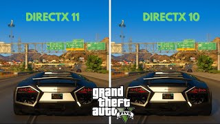 GTA V DirectX 11 VS 10  RTX 4090  i913900KF [upl. by Brodsky363]