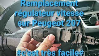 installation régulateur vitesse sur Peugeot 207 [upl. by Starr]