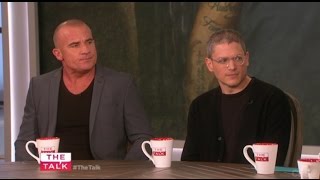 Wentworth Miller amp Dominic Purcell on the Talk [upl. by Atikim719]