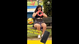 Electric mobile Prank  electric phone prank  electric shock prank [upl. by Sivie]