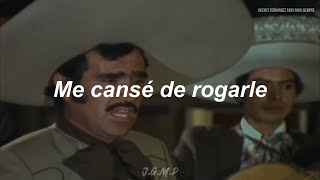 Vicente Fernández  Ella Baila Sola LETRA [upl. by Comptom]