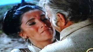 Held captive Victoria and John are given a couple of minutes together Clip from High Chaparral [upl. by Ainalem666]