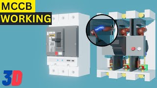 How Its Work MCCB in Hindi  MCCB working Animation 3D  MCCB  Molded Case Circuit Breaker [upl. by Chang]