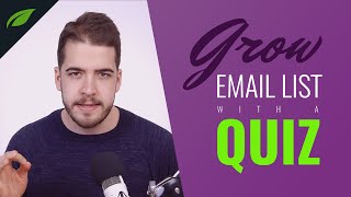 List Building How to Use a Quiz To Gather Email Addresses [upl. by Engdahl]