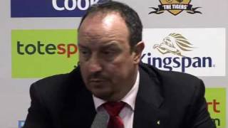 Rafa Benitez on the conspiracy theories in his farewell press conference [upl. by Iroj]